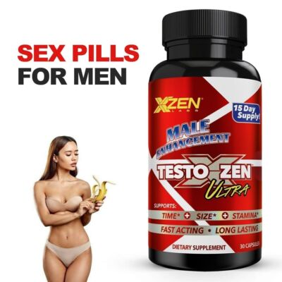 Male Enhancement Testosterone Booster For Men Testo Boost Supplement 30 pills