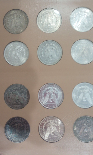 The COMPLETE 95 Coin Morgan Silver Dollar Set-All Key Dates except 1895 - Picture 2 of 24