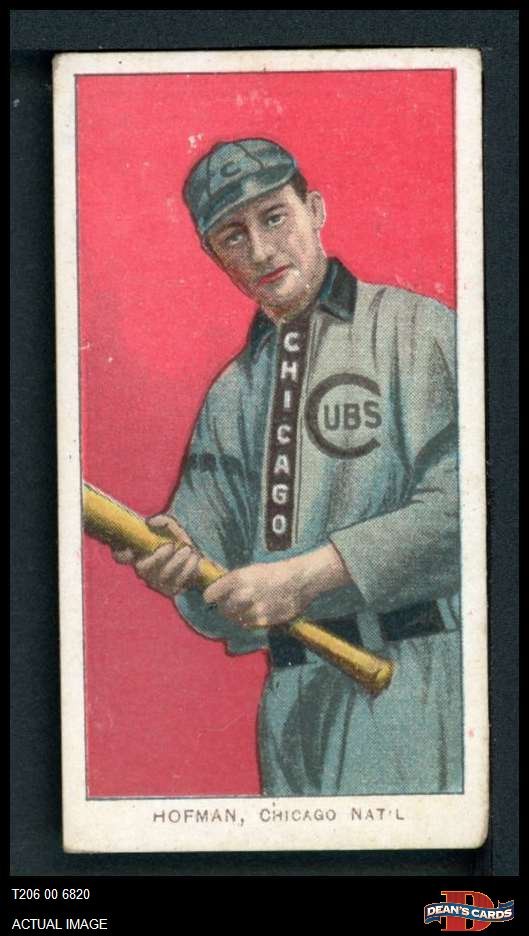 1909 T206 Solly Hofman Chicago Cubs 4 - VG/EX