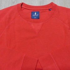 JOHNNIE-O Mens L LARGE SWEATSHIRT CREWNECK FREEMAN RED PULLOVER GOLF