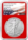 2026 (W) $1 1-oz American Silver Eagle NGC MS70 ER Flag Label Red Core