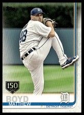 2019 Topps 150 Years of Baseball Matthew Boyd Detroit Tigers #93