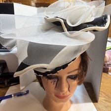 Vintage Deborah New York Saucer Derby Church Hat Fascinator