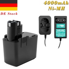 Batteria/caricabatterie 4,0 Ah 14,4 V Ni-MH per Bosch PSR14.4VES-2 BH1454 BAT015 2607335160
