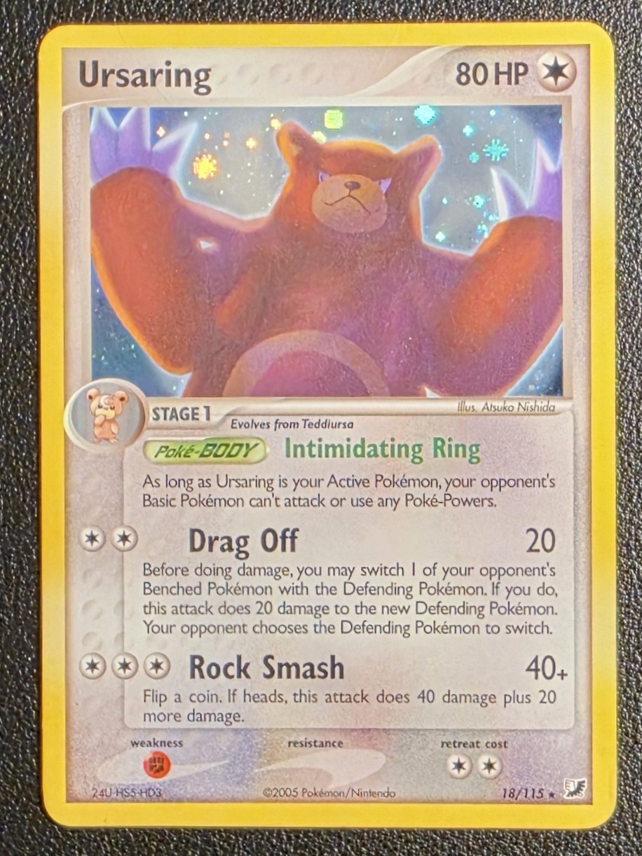 Pokémon TCG Unseen Forces Ursaring 18/115 - HP (Crease)