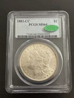 1883-CC $1 Morgan Silver Dollar PCGS MS64 CAC