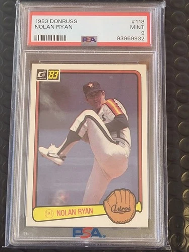 1983 Donruss Nolan Ryan #118 PSA 9 MINT Houston Astros