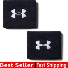 Men's Dual-Pack 3-inch Performance Wristbands - Wicking Material for Comfort