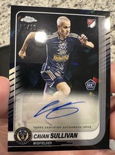 Cavan Sullivan Chrome 2024 Black Refractor /10 #5 Auto
