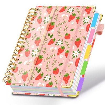 Spiral Journal Notebooks for Work, 300 Pages 5 Subject Notebook College Ruled