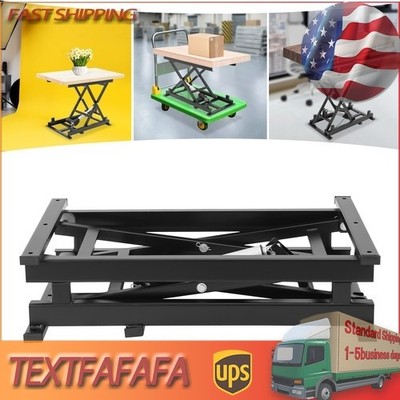 Electric Lift Table Single Scissor Lifting Platform 350lbs Remote Control NEW