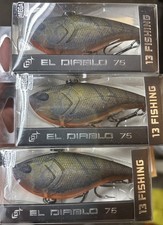 13 Fishing El Diablo 75 Day Old Guac (lot of 3)