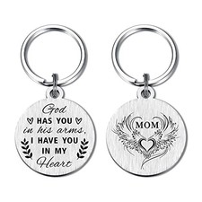 Grieving Sympathy Bereavement Gifts for loss of Mom, Remembrance Silver