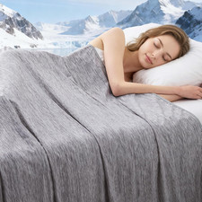 Cooling Blanket Queen Size, Cooling Blankets for Hot Sleepers, Absorbs Heat to K