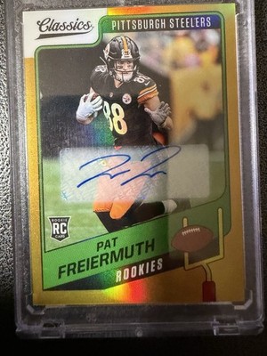 2021 Panini Classics - Rookies Pat Freiermuth Premium Autos Gold 29/50 + Bonus