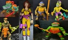 Lot of (6) Vintage Teenage Mutant Ninja Turtles Action Figures