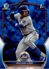 William Lugo 2023 Bowman Chrome Prospects Sapphire RC #BCP-141 New York Mets