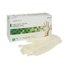 McKesson Confiderm Latex Exam Glove Standard Cuff Length MEDIUM 100 per Box