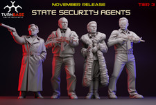 State Security Agents Set (3D PRINTED)