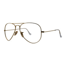 Ray-Ban RB3025 Aviator Large Gold Sunglasses 58mm 14mm 135mm - Missing Lenses