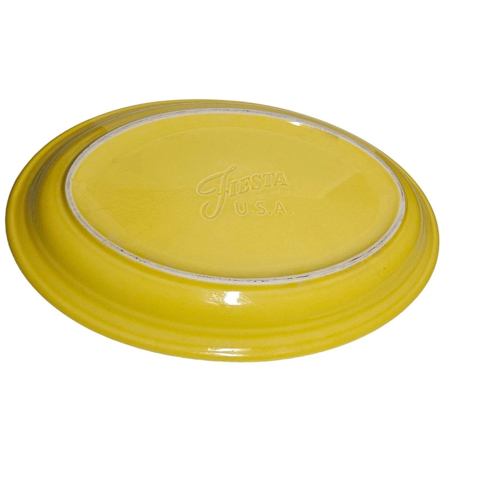 Fiesta Large Oval Platter 13" 5/8 Daffodill  - Image 2 of 2