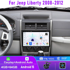 10 464gb For Jeep Liberty 2008-2012 Car Radio Wireless Carplay Head Unit Fm Bt 10 464gb For Jeep Liberty 2008-2012 Car Radio Wireless Carplay Head Unit Fm Bt