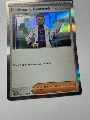 Professor's Research (Professor Turo) 190/198 Scarlet & Violet Pokemon Holo NM/M