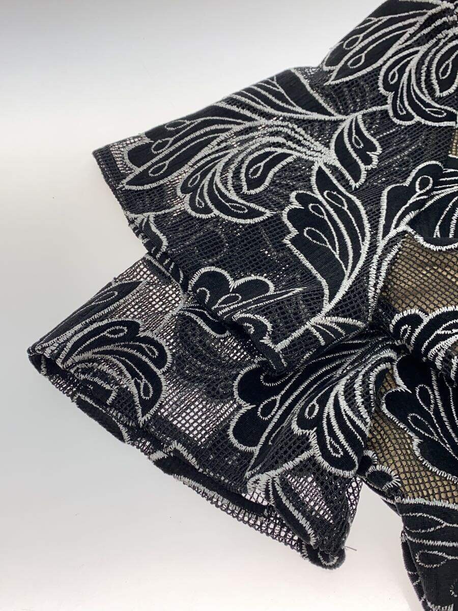 AMERI Short Sleeve Blouse S Polyester BLK 0121044… - image 5