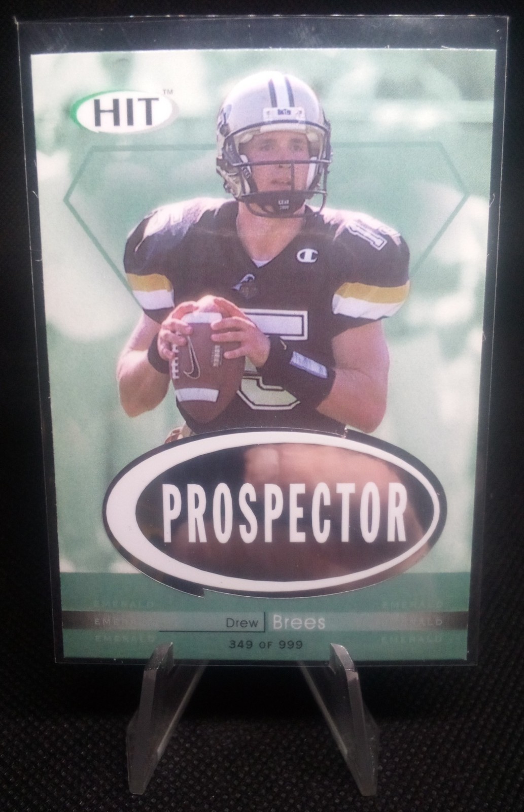 Drew Brees SA-GE Hit Prospector #P2 Emerald