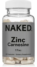 Naked Zinc Carnosine Gut Lining Stomach Support Supplements - 60 Capsules
