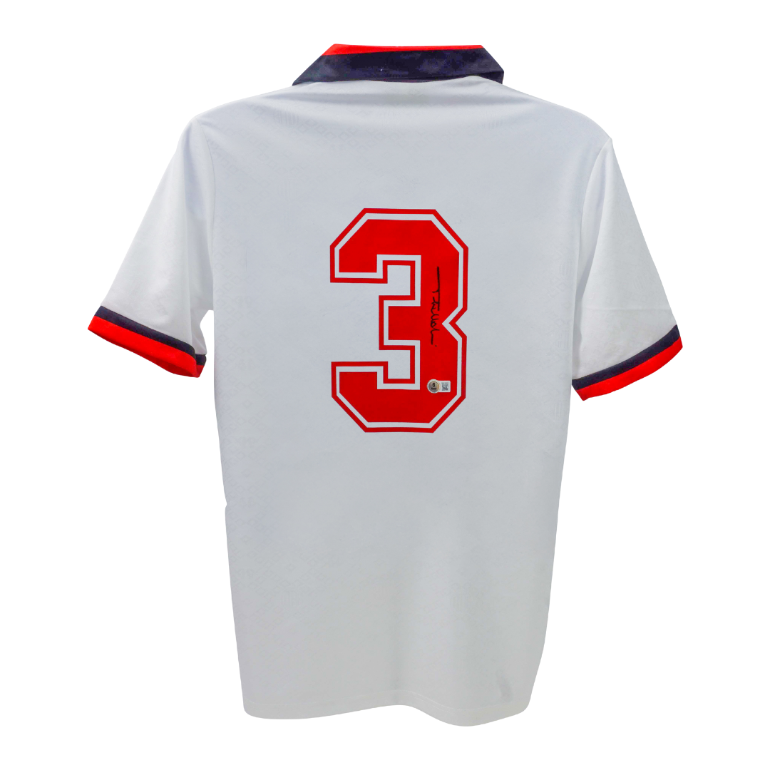 Paolo Maldini Signed AC Milan Away Soccer Jersey #3 with Beckett