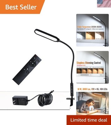Energy Efficient 108 LED Task Lamp with Timer & Adjustable Color Temperature