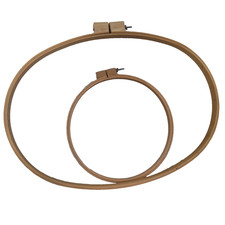 Edmund's Wooden Quilting Hoops Embroidery Frames Screw Tighten Set Large