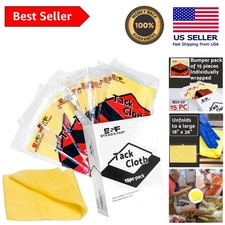 Individually Wrapped Tack Rags, 15-Pc Set - Perfect for Automotive Staining