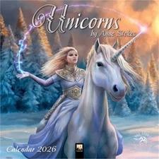 Unicorns by Anne Stokes Wall Calendar 2026 (Art Calendar) (Calendar)