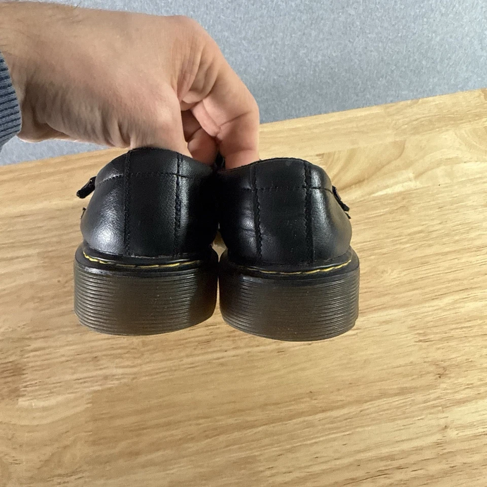 Dr Martens Mary Jane Zapatos Niñas US 3 Cuero Negro Foto 4 de 4