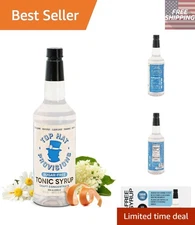 32oz Top Hat Keto Tonic Mixer - Sugar-Free Syrup for Craft Cocktail Lovers