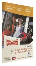 2013-14 SNCF Mini train Timetable Poitiers Angouleme