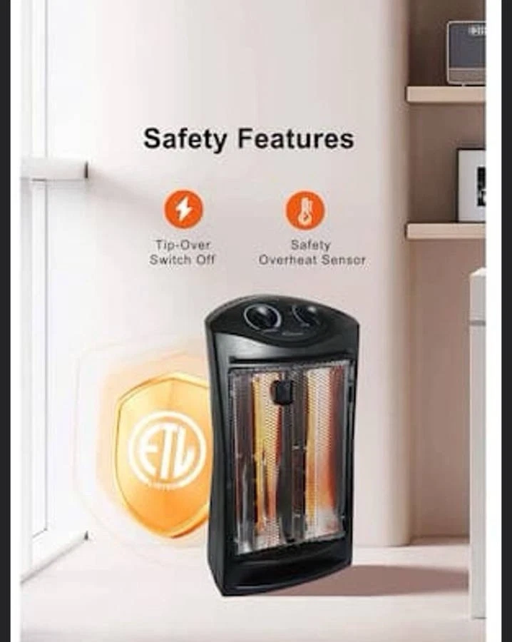 Calentador de torre de espacio zona de confort aún sellado puede calentar eficazmente un grande nuevo Foto 4 de 4