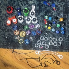 Huge Beyblade Burst Hasbro Lot 60 Pieces 17 Layers 14 Discs 11 Drivers 9 Launch