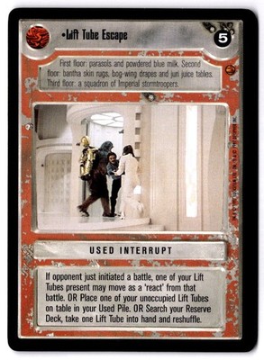 Star Wars CCG Lift Tube Escape