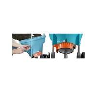 Gardena 436-20 DüNgerstreuer 18L 800M² Schwarz Blau Orange Silber
