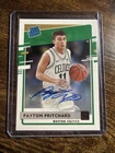 2020-21 Panini Donruss - Rated Rookie Payton Pritchard #238 (RC) Auto