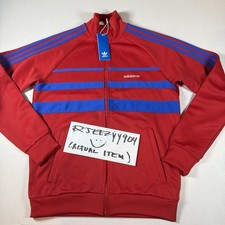 90 Mens Size S Adidas Originals First Full Zip Retro Track Jacket IX9623 Small