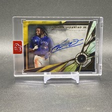 2022 Topps Diamond Icons Autograph Diamond Relic Vladimir Guerrero Jr Gold 1/1