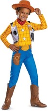 Woody Classic Disney Toy Story 5 Movie Fancy Dress Up Halloween Child Costume