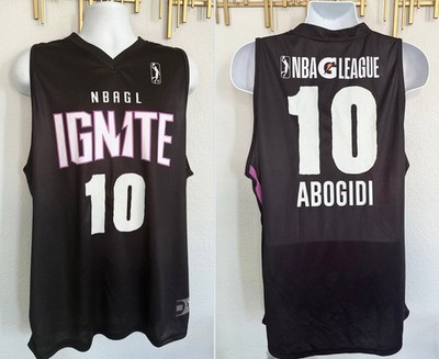 Efe Abogidi #10 Jersey size 2XL NBA G LEAGUE Ignite BLACK LAS VEGAS ot sports