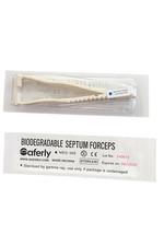 Set of 5 Biodegradable Septum Forceps   Sterile Disposable Piercing Clamp