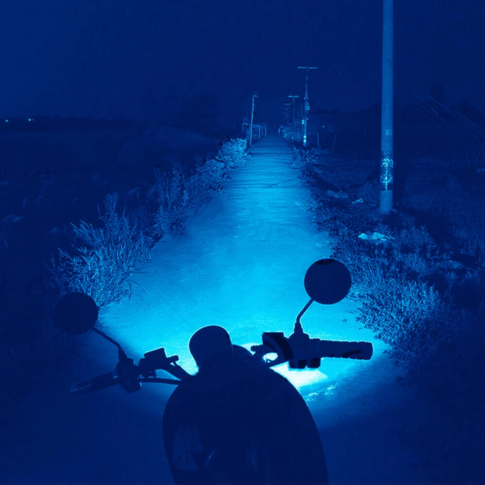 Bombillas LED azul hielo para faros Honda 1975 TL125, 1973 TL125, 1972 CT90K4 Foto 2 de 4