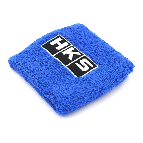 2Pcs HK S Blue Clutch Brake Oil Reservoir Fluid Tank Cover Sock Car Sweat Band - Bild 4 von 7